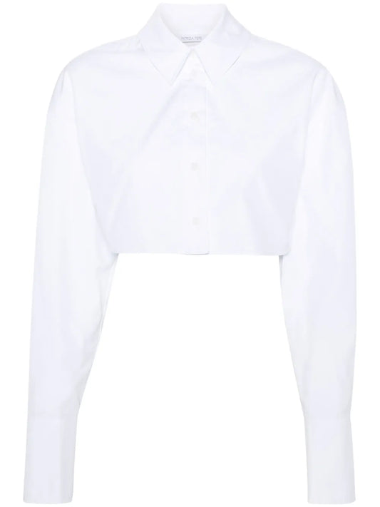 Cropped Cotton Shirt