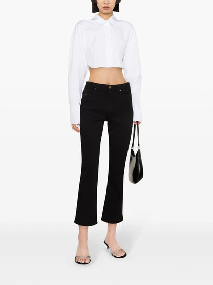 Cropped Cotton Shirt
