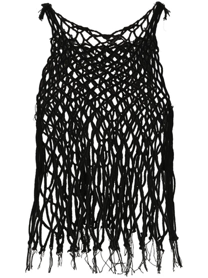 Mesh Sleeveless Tank Top