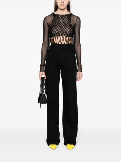 Mesh Sleeveless Tank Top
