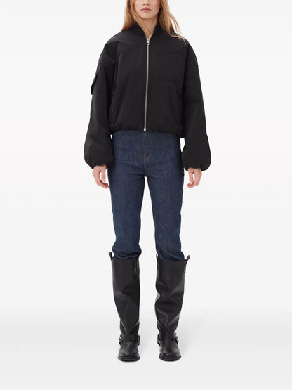 Drop-Shoulder Bomber Jacket