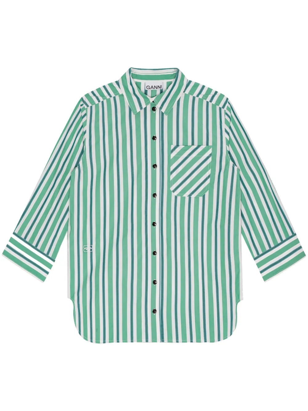 Organic-Cotton Striped Shirt
