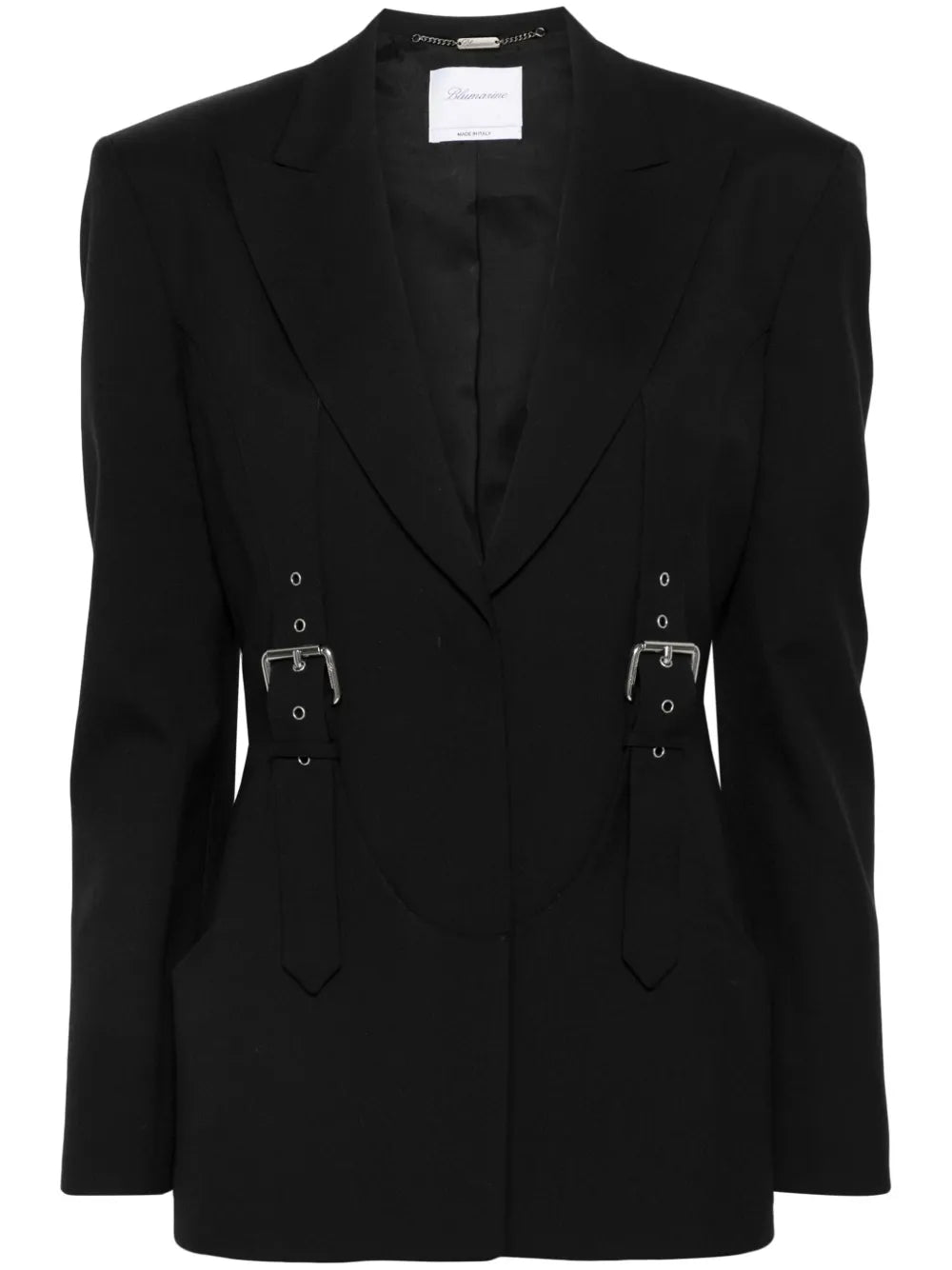Buckle-Detailed Blazer