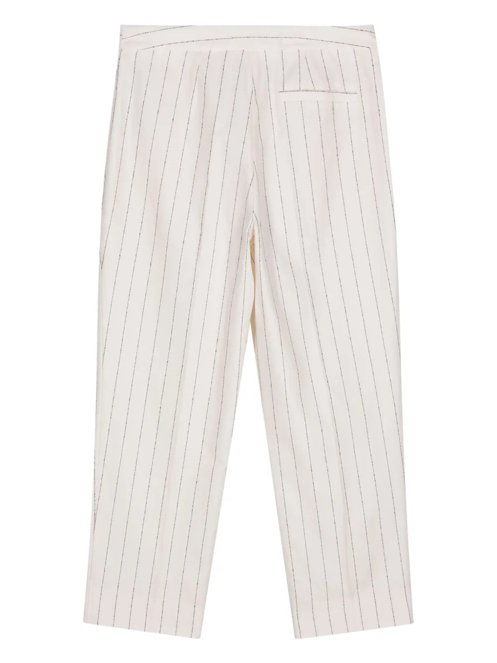 Pinstriped Cropped Trousers
