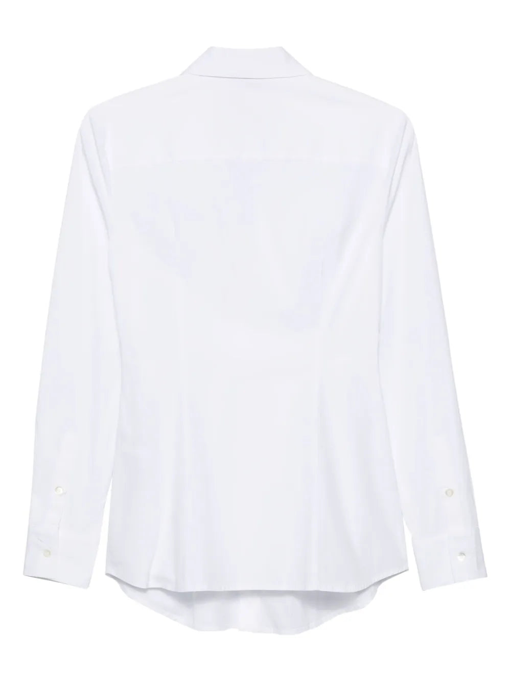 V-Neck Poplin Shirt