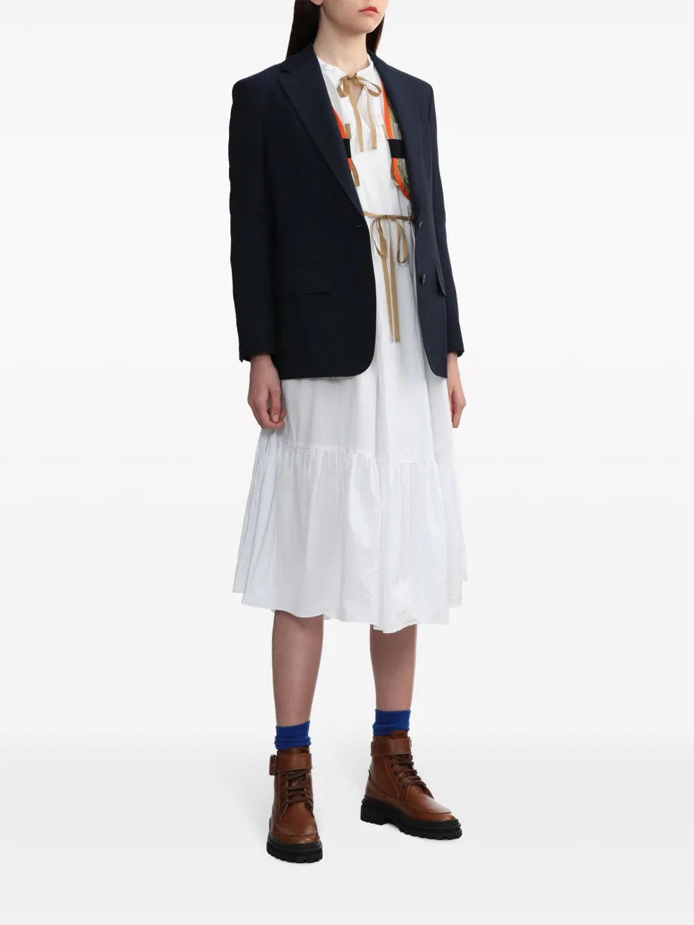 Single-Breasted Panelled Blazer