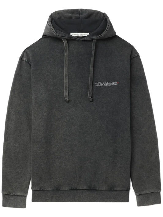 Graphic-Print Cotton Hoodie