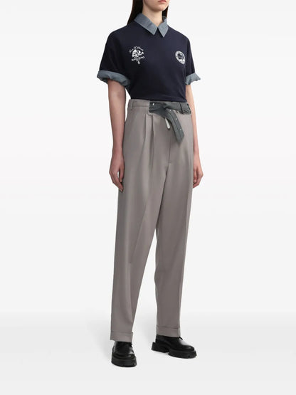 Logo-Print Lyocell Shirt