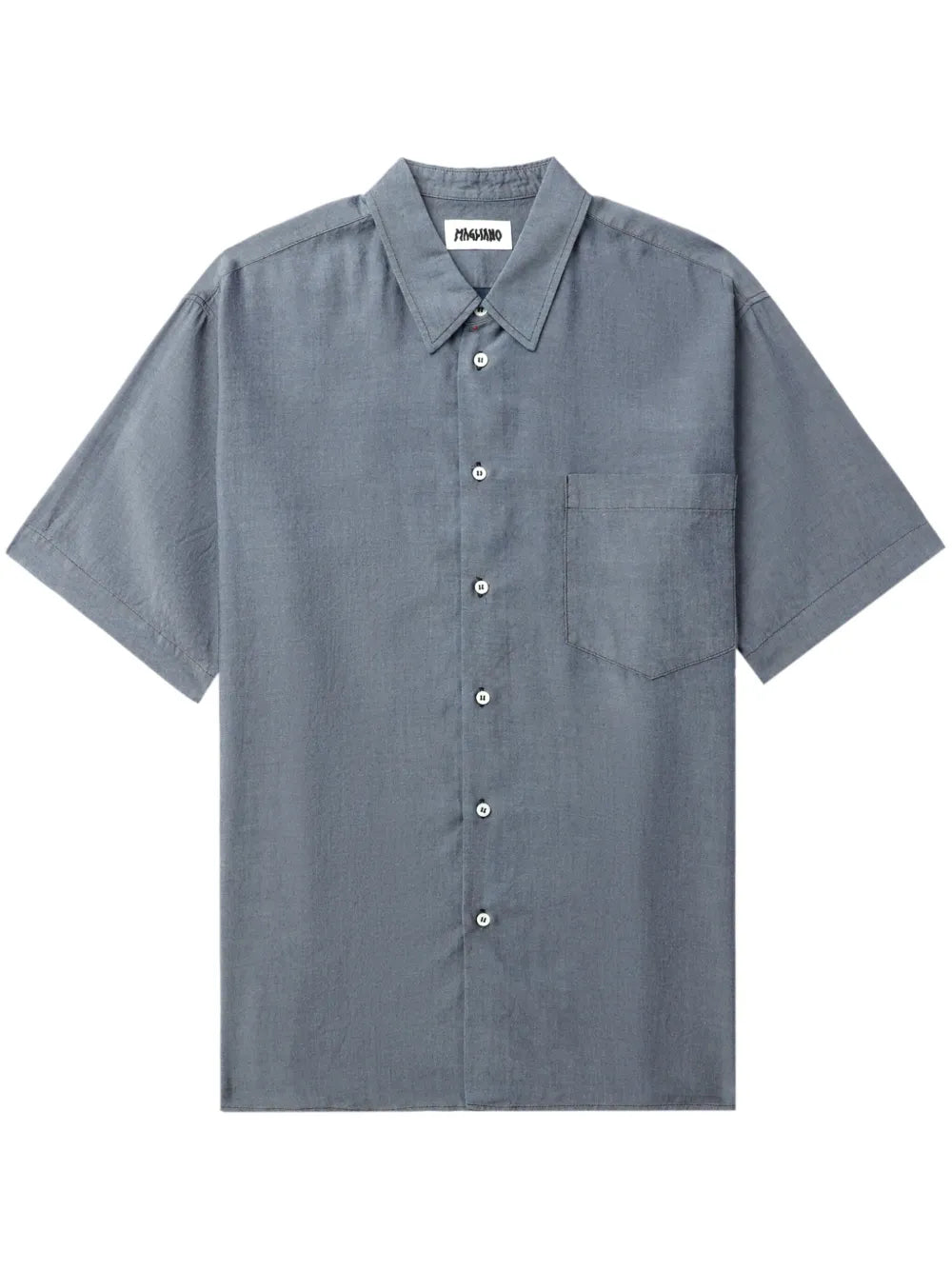 Logo-Print Lyocell Shirt