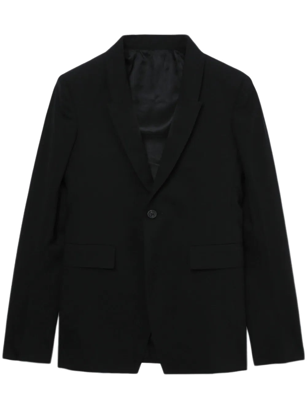 Single-Breasted Wool Blazer