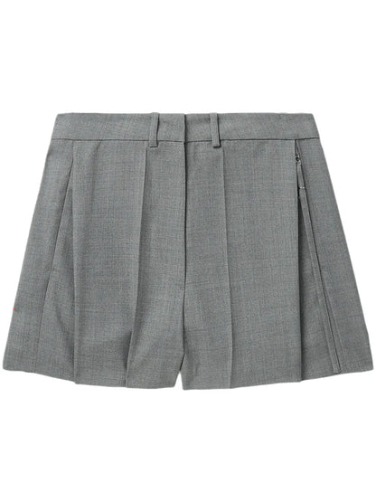 Mid-Rise Tailored Shorts