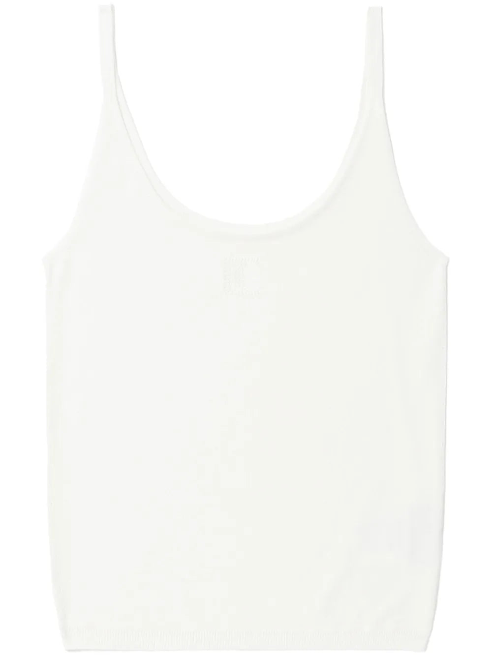 Logo-Perforated Tank Top