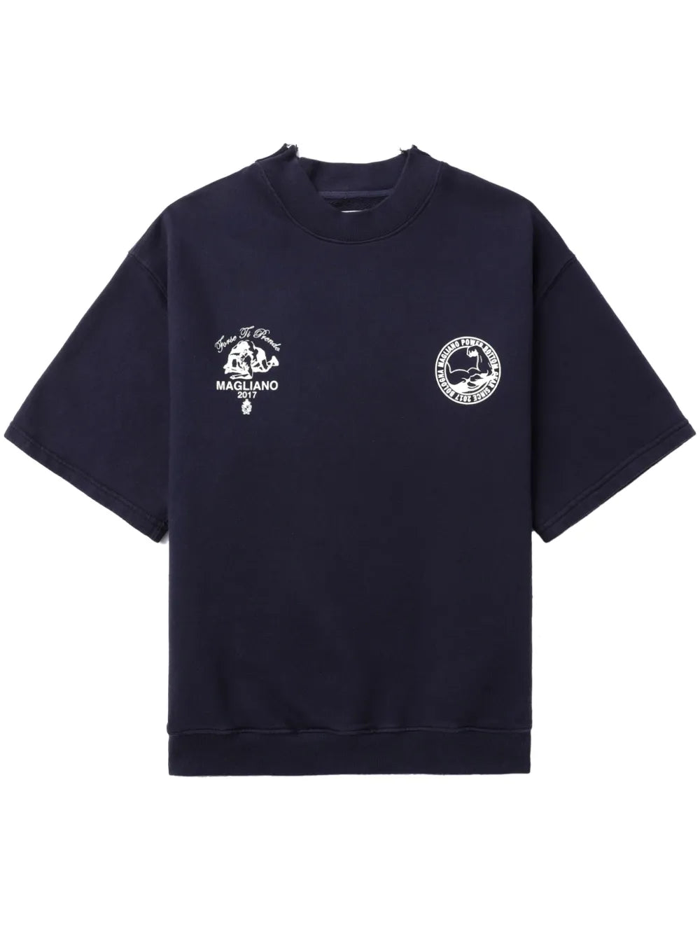 Logo-Print Short-Sleeve Sweatshirt