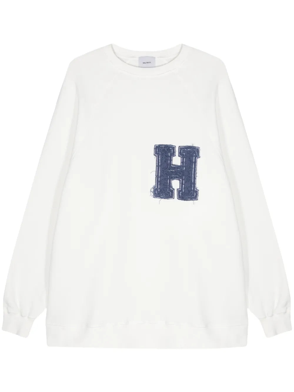 Logo-Appliqué Cotton Long Sweatshirt