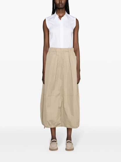 Sleeveless Button-Up Shirt