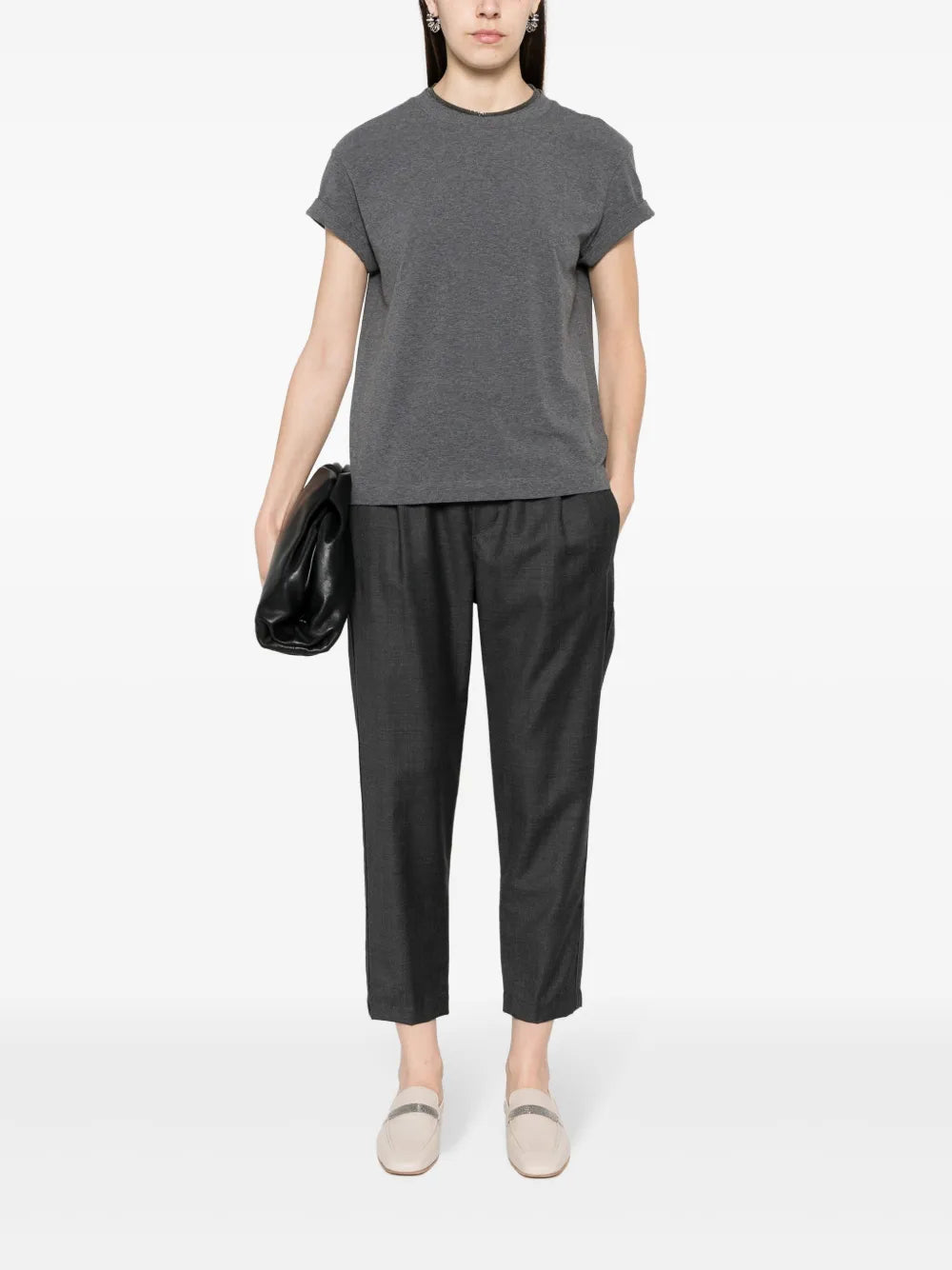 Bead-Embellished T-Shirt