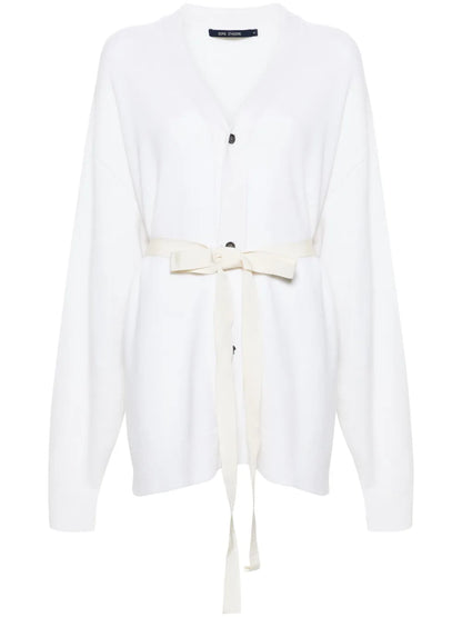 Mask Belted Cardi Coat