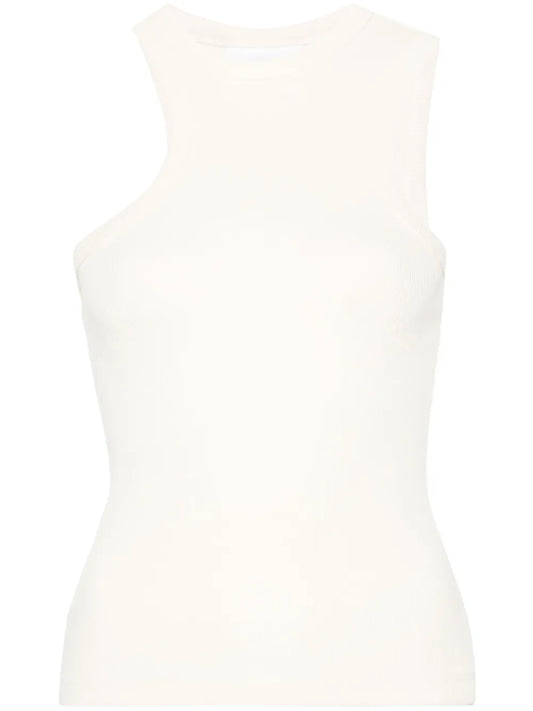 Asymmetric Ribbed Tank Top
