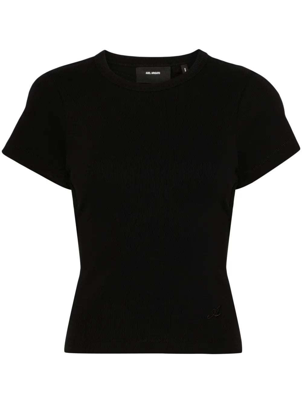 Cut-Out Ribbed T-Shirt