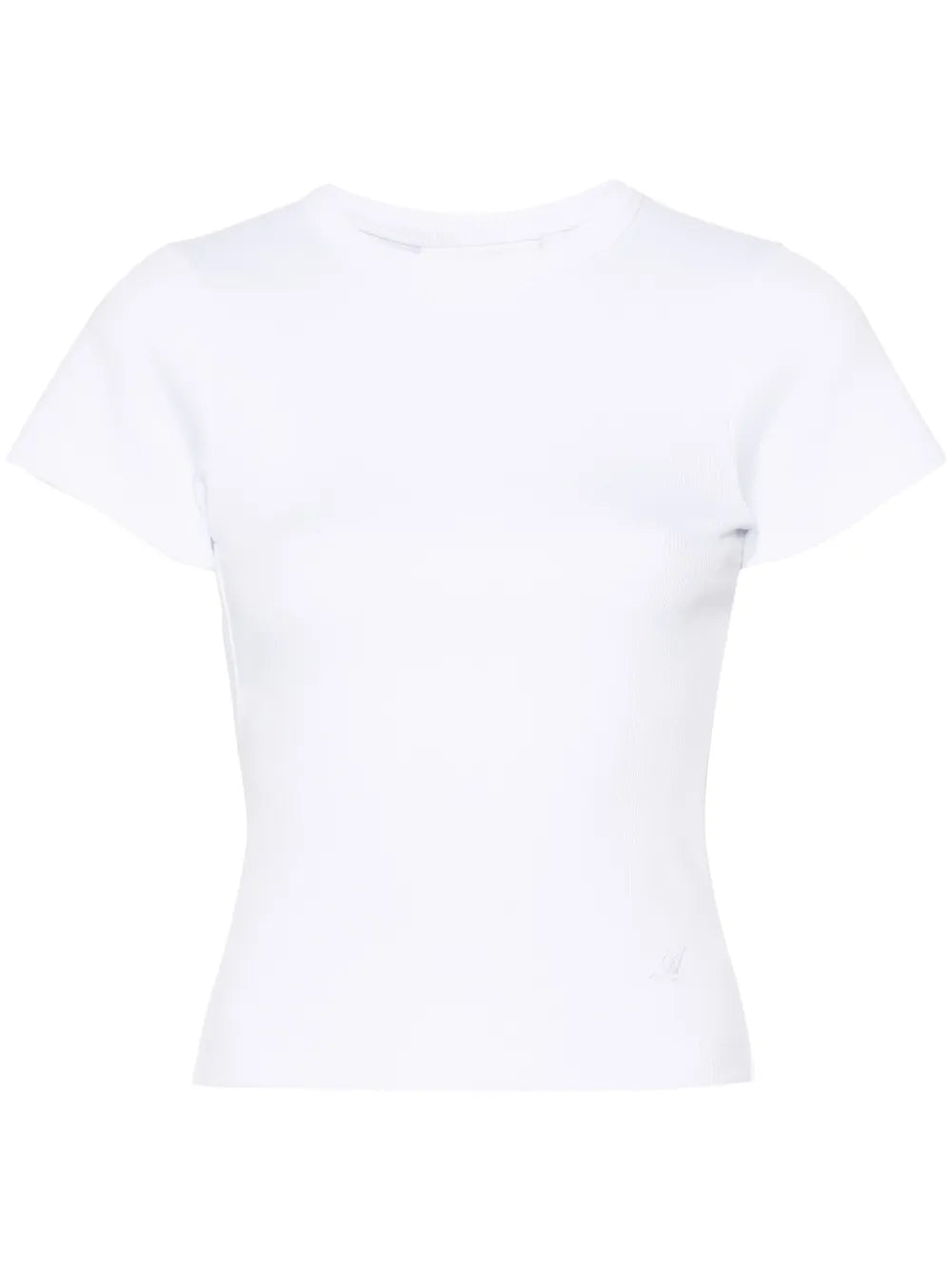 Cut-Out Ribbed T-Shirt