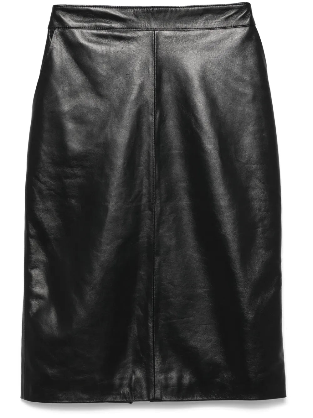 Leather Midi Skirt