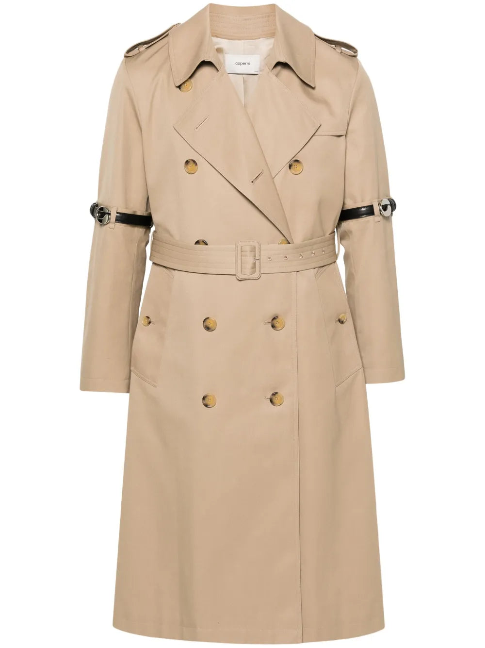 Belt-Detail Trench Coat