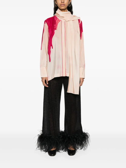 Eunice Palm-Print Shirt