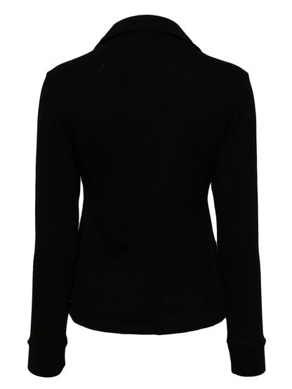Long-Sleeve Cotton Blouse