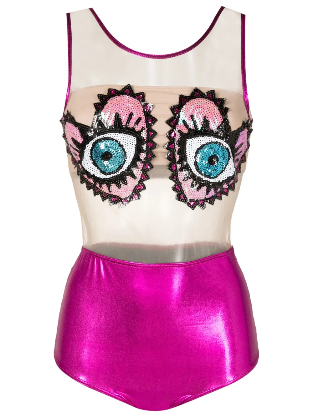Sequin-Embellished One-Piece
