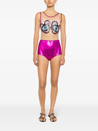 Sequin-Embellished One-Piece