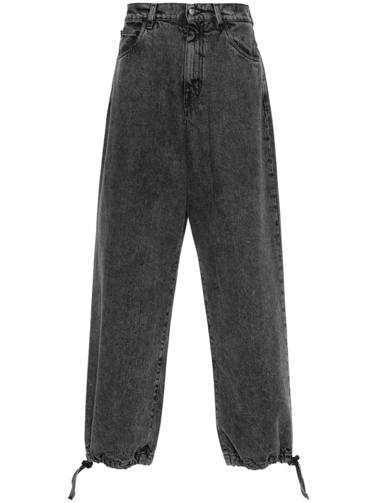 Fabm Mid-Rise Straight-Leg Jeans