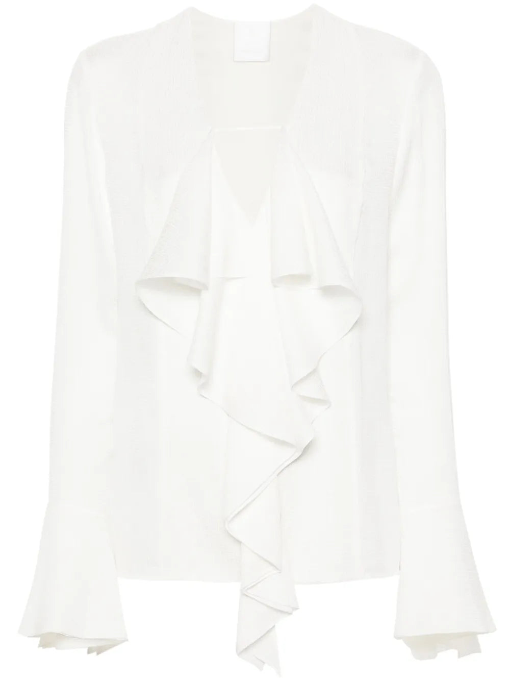4G-Jacquard Silk Blouse