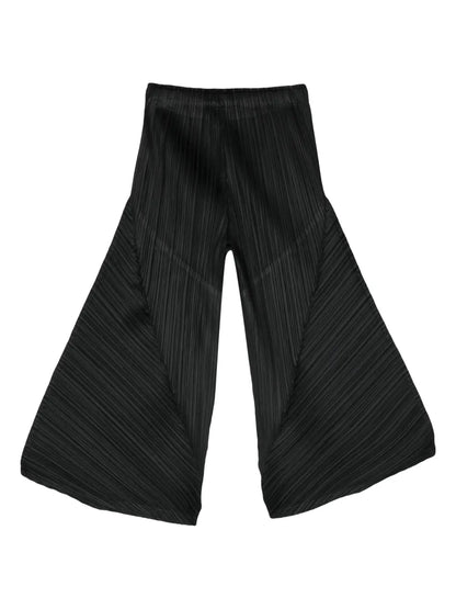 Plissé Cropped Trousers