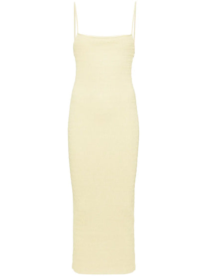Barra Smocked Midi Dress