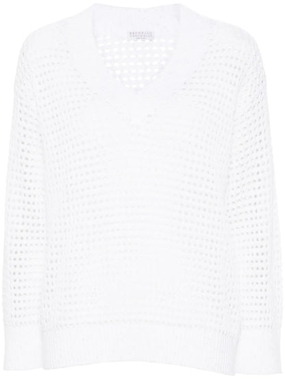 Sequin Embellished Knit Jumper