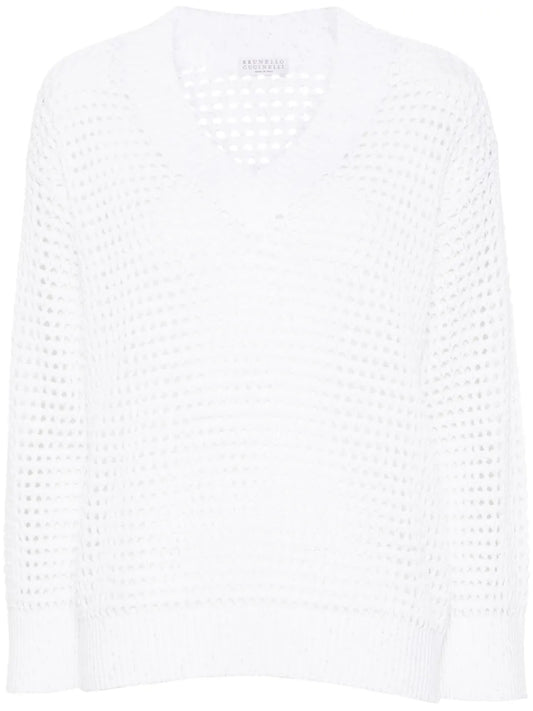 Sequin Embellished Knit Jumper