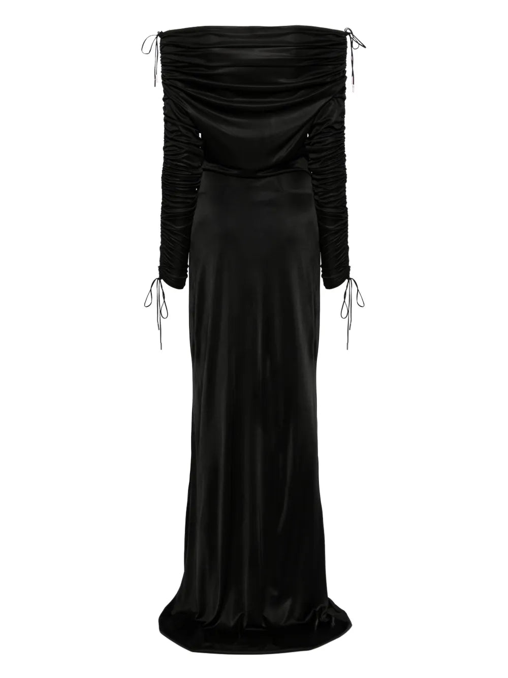 Off-Shoulder Ruched Gown