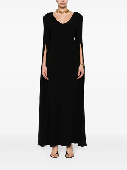 Slit-Sleeves Maxi Dress