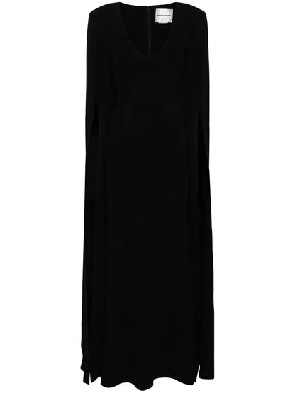 Slit-Sleeves Maxi Dress