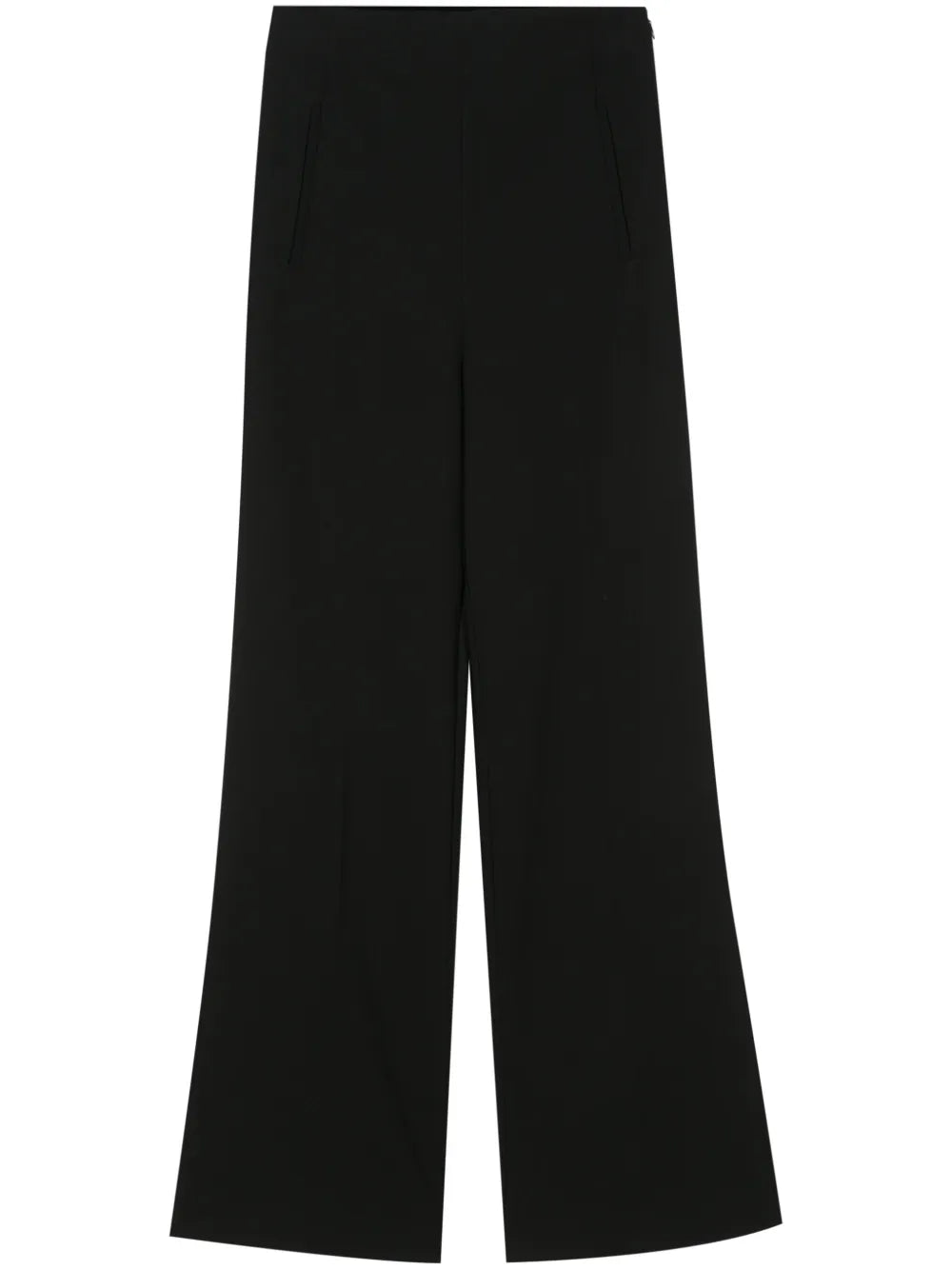 Wide-Leg Cady Trousers