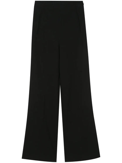 Wide-Leg Cady Trousers