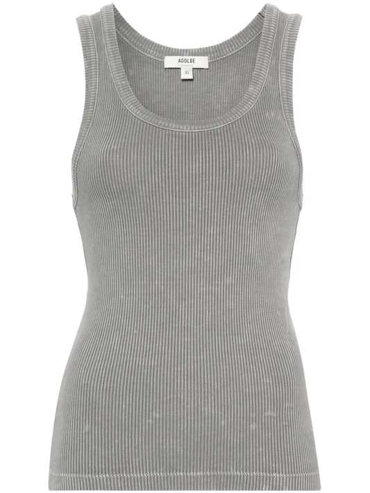 Poppy Fine-Ribbed Tank Top