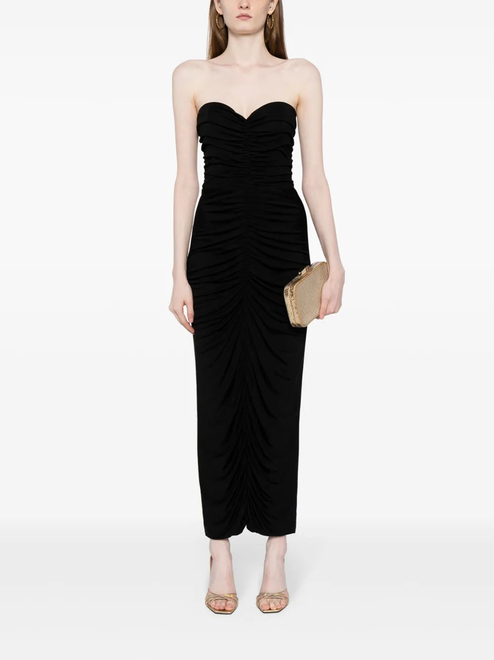Aveline Strapless Midi Dress