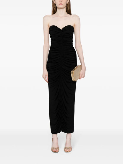 Aveline Strapless Midi Dress