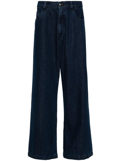 Red Cross Straight-Leg Jeans