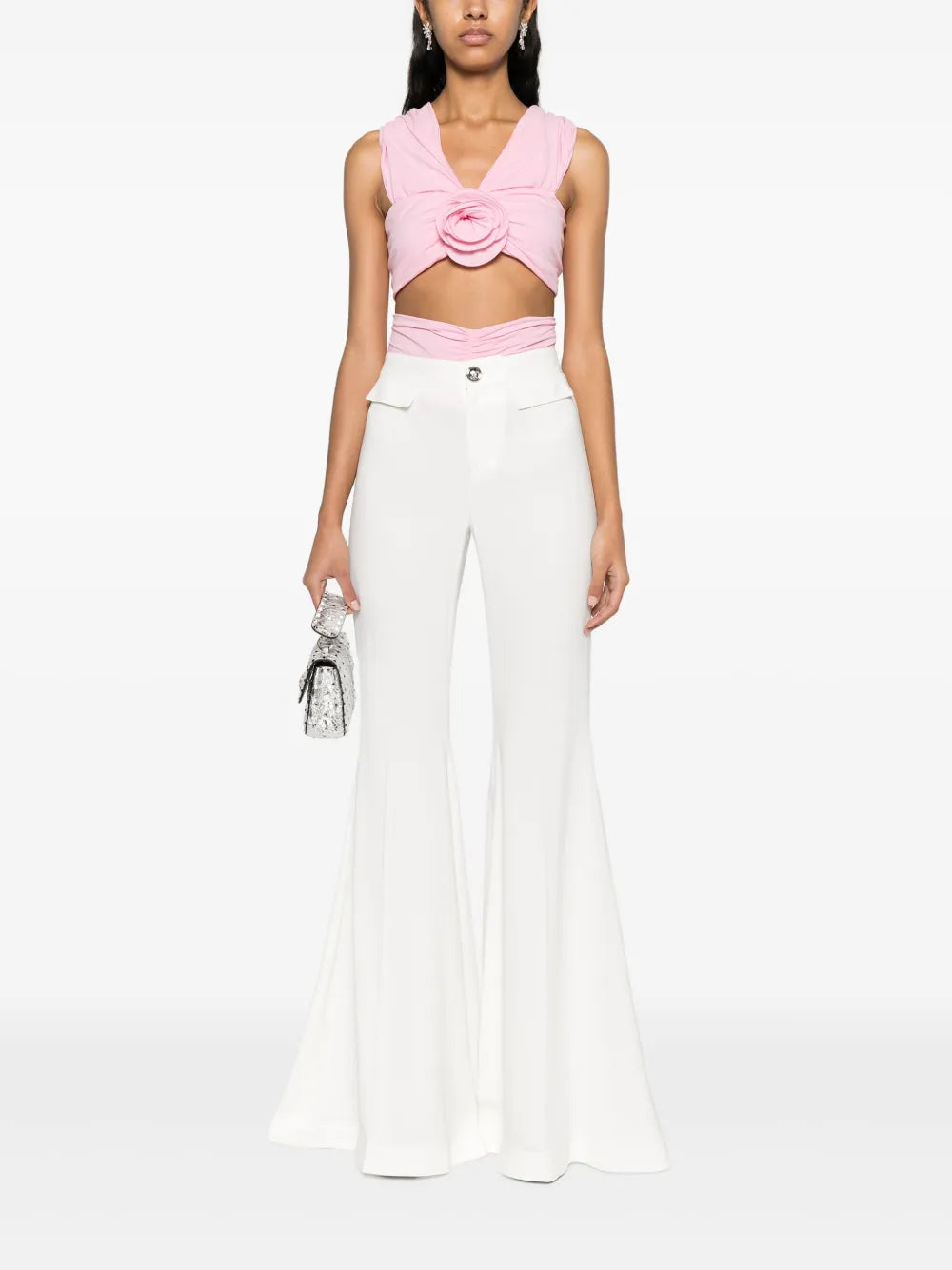 Tailored Flared Trousers