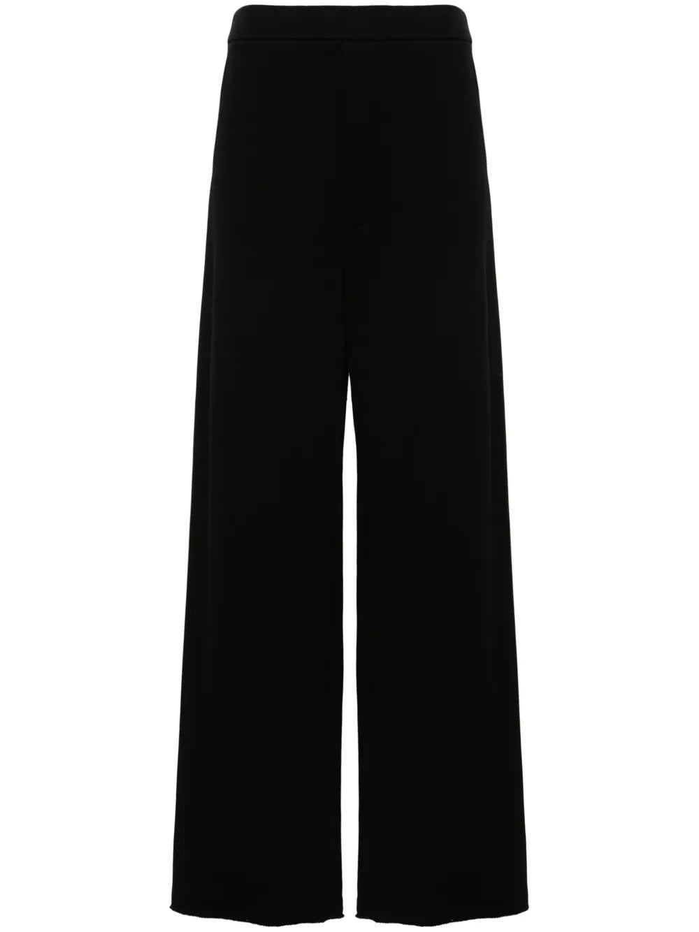 Wide-Leg Jersey Trousers