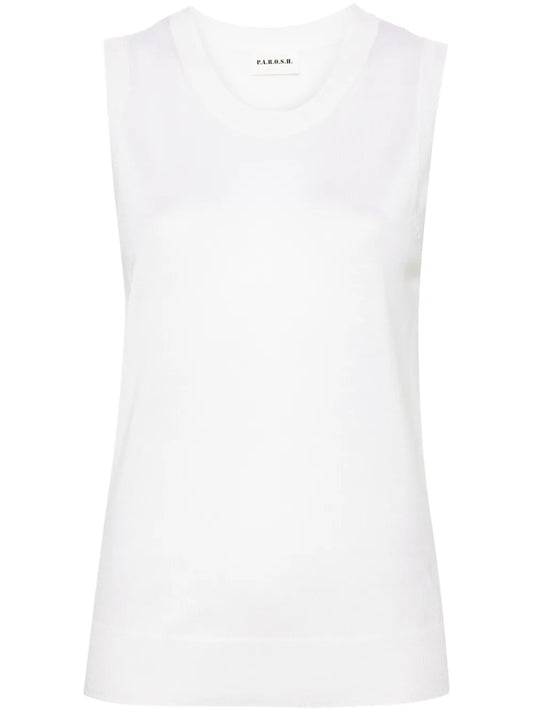 Sleeveless Knitted Top