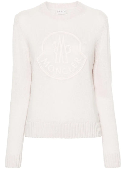 Logo-Embroidered Crew-Neck Jumper