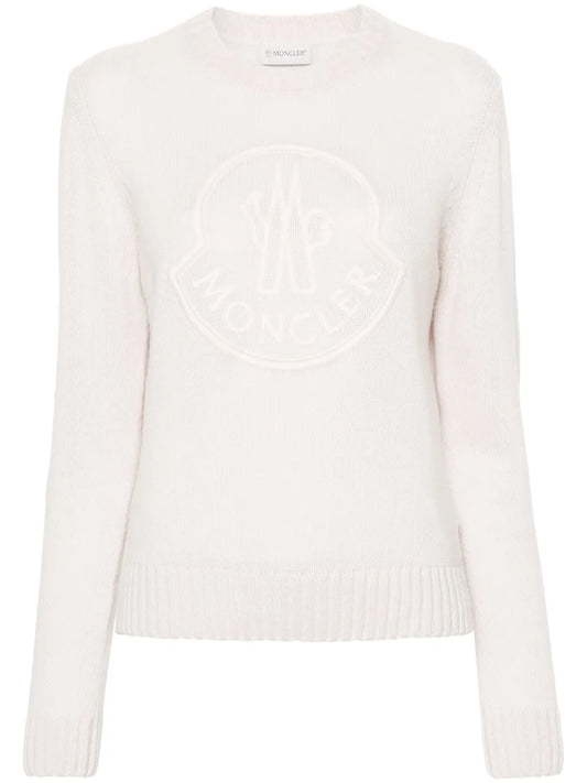 Logo-Embroidered Crew-Neck Jumper